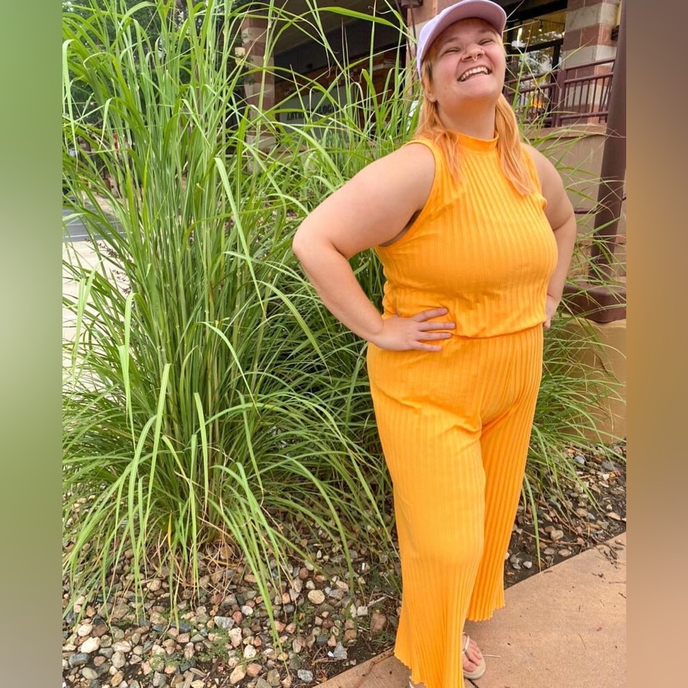 Marigold orange top
